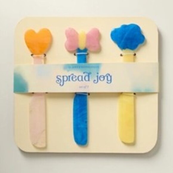 Anthropologie Other - Anthropologie Lane Resin Cheese Knives, Set of 3 - NWT in the Box